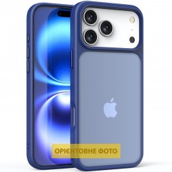 TPU+PC чохол Metal Buttons для Apple iPhone 17 (6.3")  Синій / Navy Blue - 00000081718_2