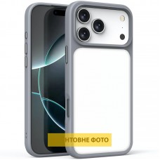 TPU+PC чохол Metal Buttons для Apple iPhone 17 Air (6.5")  Сірий / Grey - 00000081719_2