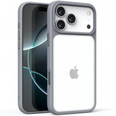TPU+PC чохол Metal Buttons для Apple iPhone 17 Pro (6.3")  Сірий / Grey - 00000081720_2