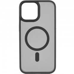 TPU+PC чохол Metal Buttons with MagSafe для Apple iPhone 15 Plus (6.7")  Чорний / Black - 00000065610_4