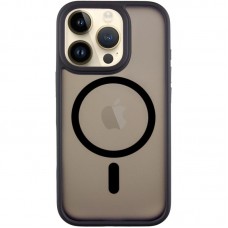 TPU+PC чохол Metal Buttons with MagSafe для Apple iPhone 16 Pro Max (6.9")  Чорний - 00000073093_4