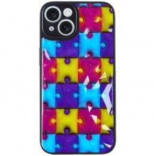 TPU+PC чохол Prisma Fluffie для Apple iPhone 15 (6.1")  Puzzle - 00000076563_7