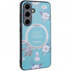 TPU+PC чохол Secret Garden with MagFit для Samsung Galaxy S24+  Mint - 00000074748_3