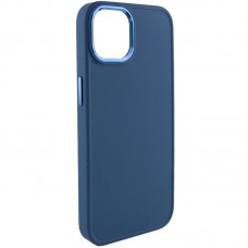 TPU чохол Bonbon Metal Style для Apple iPhone 14 (6.1")  Синій / Cosmos blue - 00000057124_9