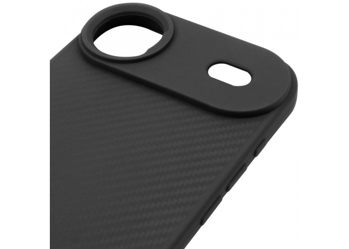 TPU чохол Carbon Protective with Magsafe для Apple iPhone 17 Air (6.5