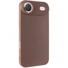 TPU чохол Carbon Protective with Magsafe для Apple iPhone 17 Air (6.5")  Coffee - 00000082029_2