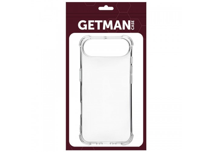 TPU чохол GETMAN Ease logo посилені кути для Apple iPhone 17 Air (6.6