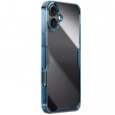TPU чохол Nillkin Nature Pro Series для Apple iPhone 16 (6.1")  Синій (прозорий) - 00000073654_2