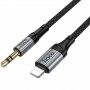 Аудіо кабель Aux Hoco UPA33A Nuevo (Lightning to AUX 3.5mm) (1.5m)