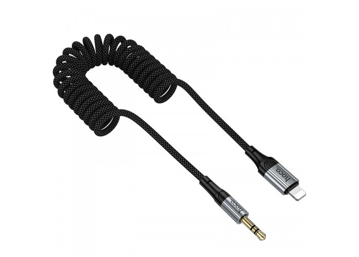 Аудіо кабель Aux Hoco UPA33A Nuevo (Lightning to AUX 3.5mm) (1.5m)