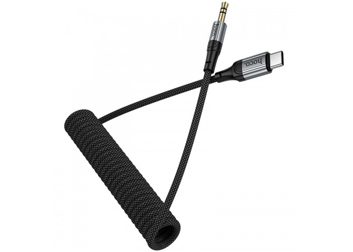 Аудіо кабель Aux Hoco UPA33B Nuevo (Type-C to AUX 3.5mm) (1.5m)