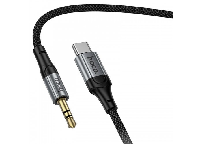 Аудіо кабель Aux Hoco UPA33B Nuevo (Type-C to AUX 3.5mm) (1.5m)