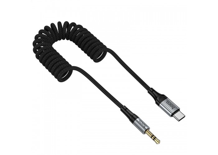 Аудіо кабель Aux Hoco UPA33B Nuevo (Type-C to AUX 3.5mm) (1.5m)