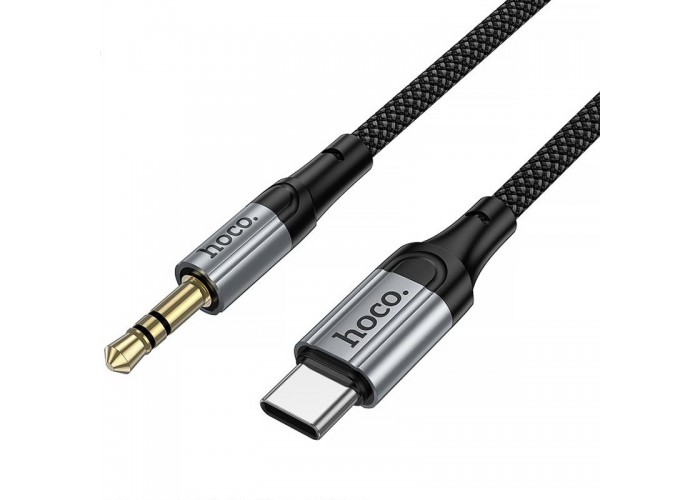 Аудіо кабель Aux Hoco UPA33B Nuevo (Type-C to AUX 3.5mm) (1.5m)