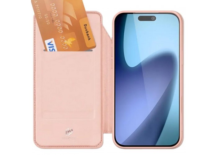 Чохол-книжка Dux Ducis з кишенею для візиток для Apple iPhone 17 Air (6.5