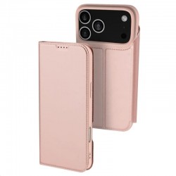Чохол-книжка Dux Ducis з кишенею для візиток для Apple iPhone 17 Pro (6.3")  Rose Gold - 00000080526_1
