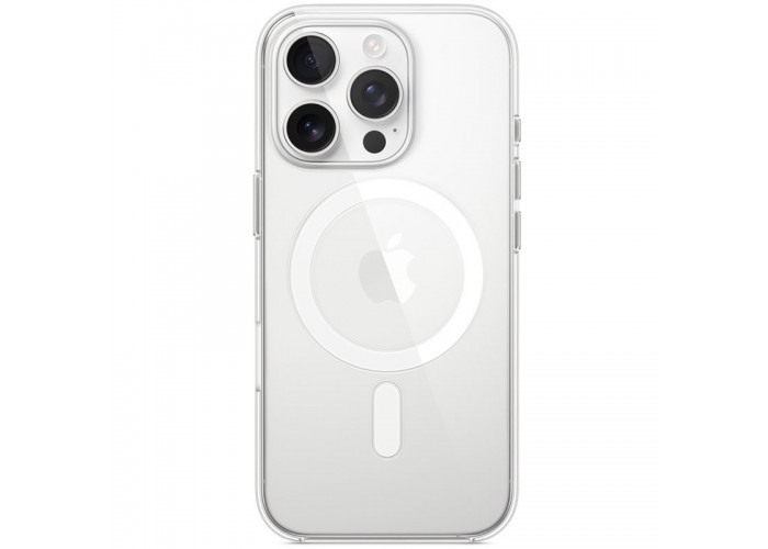 Чохол Clear Case (AAA) with MagSafe and Animation для Apple iPhone 16 Pro Max (6.9