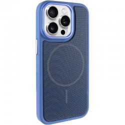Чохол TPU TechWoven Hybrid with MagSafe для Apple iPhone 15 Pro Max (6.7")  Blue - 00000084832_2