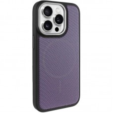 Чохол TPU TechWoven Hybrid with MagSafe для Apple iPhone 15 Pro Max (6.7")  Black / Purple - 00000084832_1