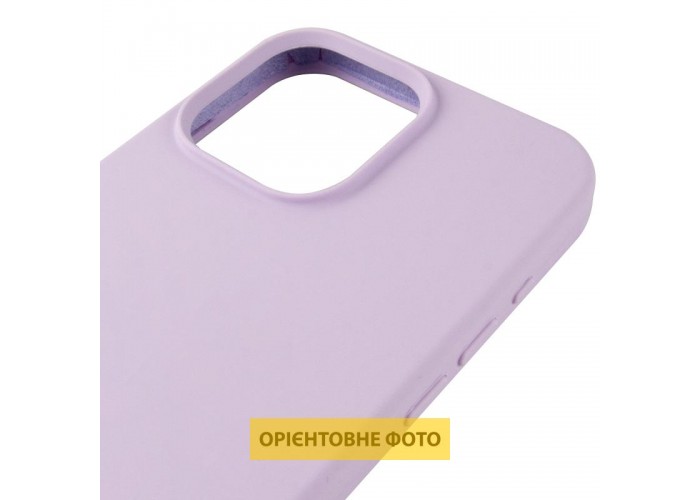 Чохол Silicone Case (AA) Logo with MagSafe для Apple iPhone 16 (6.1