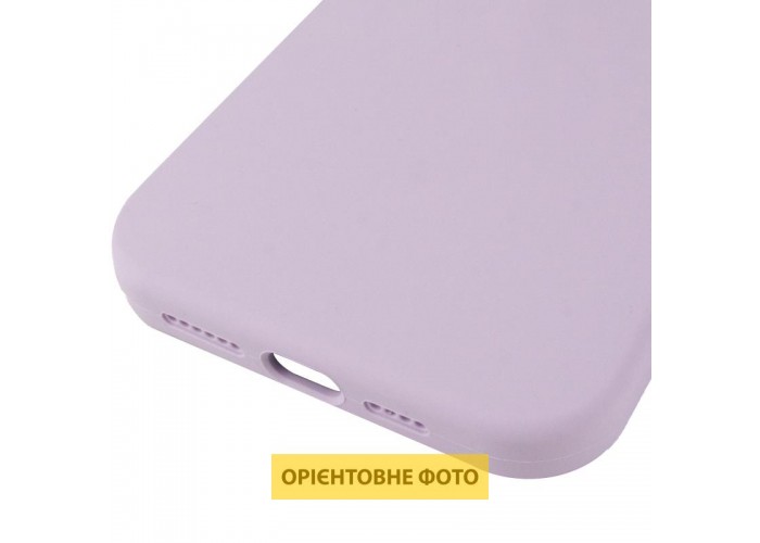 Чохол Silicone Case (AA) Logo with MagSafe для Apple iPhone 16 (6.1