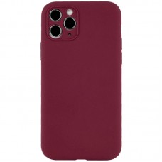 Чохол Silicone Case Full Camera Protective (AA) NO LOGO для Apple iPhone 12 Pro (6.1")  Бордовий / Plum - 00000070225_3