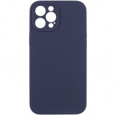 Чохол Silicone Case Full Camera Protective (AA) NO LOGO для Apple iPhone 12 Pro (6.1")  Темно-синій / Midnight blue - 00000070225_29