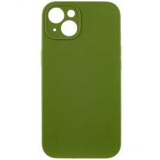 Чохол Silicone Case Full Camera Protective (AA) NO LOGO для Apple iPhone 14 (6.1")  Зелений / Dark Olive - 00000070230_9