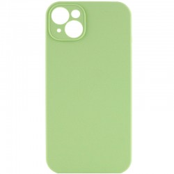 Чохол Silicone Case Full Camera Protective (AA) NO LOGO для Apple iPhone 14 (6.1")  М'ятний / Mint - 00000070230_15