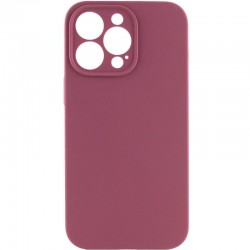 Чохол Silicone Case Full Camera Protective (AA) NO LOGO для Apple iPhone 15 Pro (6.1")  Бордовий / Plum - 00000070235_3