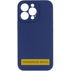 Чохол Silicone Case Full Camera Protective (AA) NO LOGO для Apple iPhone 16 (6.1")  Синій / Deep navy - 00000074950_26