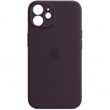 Чохол Silicone Case Full Camera Protective (AA) для Apple iPhone 12 (6.1")  Фіолетовий / Elderberry - 00000042250_33