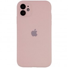 Чохол Silicone Case Full Camera Protective (AA) для Apple iPhone 12 (6.1")  Рожевий / Pink Sand - 00000042250_5