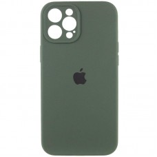 Чохол Silicone Case Full Camera Protective (AA) для Apple iPhone 12 Pro Max (6.7")  Зелений / Cyprus Green - 00000042253_6