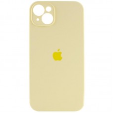 Чохол Silicone Case Full Camera Protective (AA) для Apple iPhone 14 (6.1")  Жовтий / Mellow Yellow - 00000057034_6