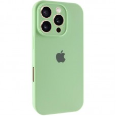 Чохол Silicone Case Full Camera Protective (AA) для Apple iPhone 16 Pro (6.3")  Зелений / Pistachio - 00000074282_10