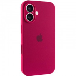 Чохол Silicone Case Full Camera Protective (AA) для Apple iPhone 17 (6.3")  Червоний / Rose Red - 00000082641_13