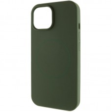 Чохол Silicone Case Full Protective (AA) NO LOGO with MagSafe для Apple iPhone 15 (6.1")  Зелений / Cyprus Green - 00000076453_8