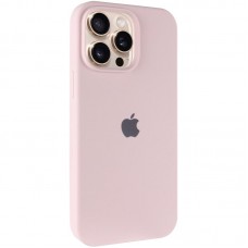 Чохол Silicone Case Full Protective (AA) для Apple iPhone 14 Pro Max (6.7")  Рожевий / Chalk Pink - 00000055731_73