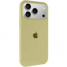 Чохол Silicone Case Full Protective (AA) для Apple iPhone 17 Pro (6.3")  Жовтий / Mellow Yellow - 00000081610_12