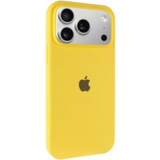 Чохол Silicone Case Full Protective (AA) для Apple iPhone 17 Pro (6.3")  Жовтий / Yellow - 00000081610_13