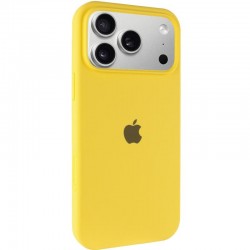 Чохол Silicone Case Full Protective (AA) для Apple iPhone 17 Pro (6.3")  Жовтий / Yellow - 00000081610_13