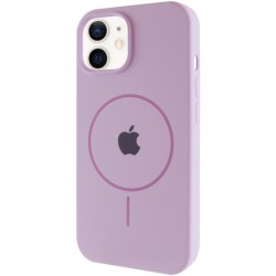 Чохол Silicone Case Full Protective (AA) with MagSafe для Apple iPhone 11 (6.1")  Бузковий / Lilac - 00000076423_29