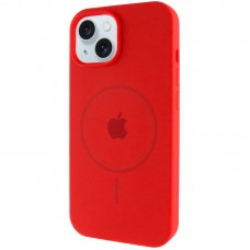 Чохол Silicone Case Full Protective (AA) with MagSafe для Apple iPhone 14 Plus (6.7")  Червоний / Red - 00000076432_13