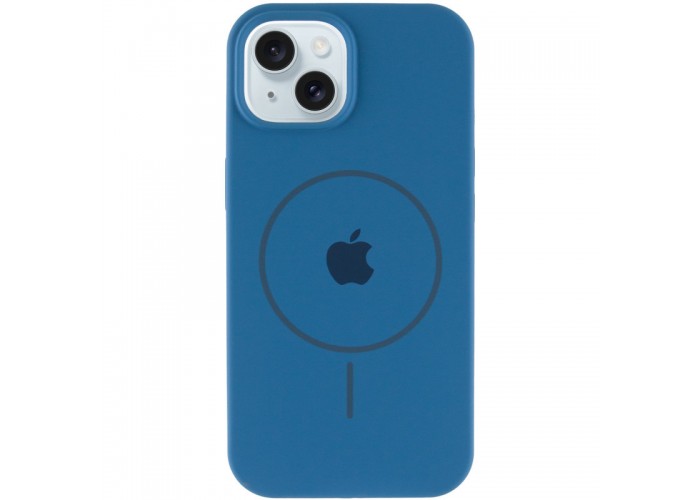 Чохол Silicone Case Full Protective (AA) with MagSafe для Apple iPhone 15 (6.1