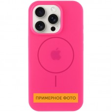 Чохол Silicone Case Full Protective (AA) with MagSafe для Apple iPhone 16 (6.1")  Рожевий / Barbie pink - 00000076438_17