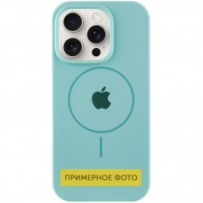 Чохол Silicone Case Full Protective (AA) with MagSafe для Apple iPhone 16 Plus (6.7")  Бірюзовий / Marine Green - 00000076439_4
