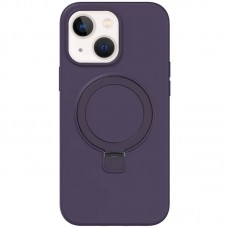 Чохол Silicone Case Full Protective NO LOGO with Ring для Apple iPhone 15 (6.1")  Purple - 00000078483_6