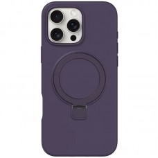 Чохол Silicone Case Full Protective NO LOGO with Ring для Apple iPhone 16 Pro (6.3")  Purple - 00000078488_6