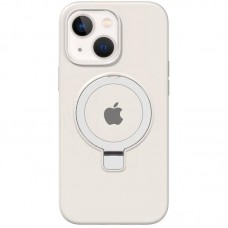 Чохол Silicone Case Full Protective with Ring для Apple iPhone 15 (6.1")  White - 00000078467_7